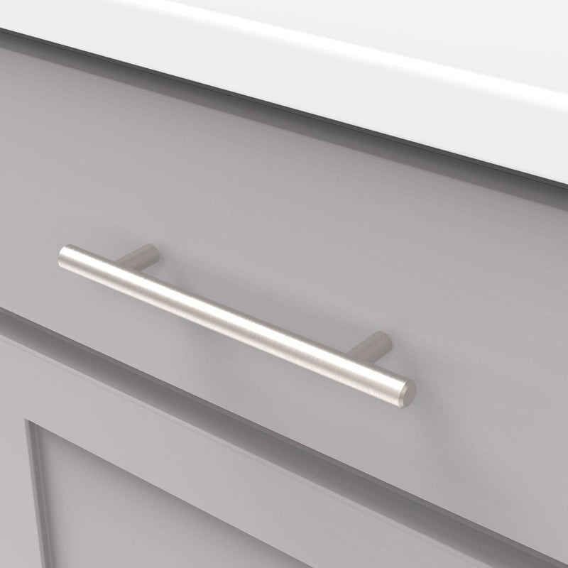 Hickory Hardware Bar Pulls Collection Pull 5-1/16 Inch (128mm) Center to Center Stainless Steel Finish - Image 3